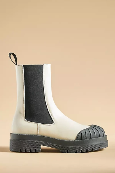 Maeve Chelsea Boots In White