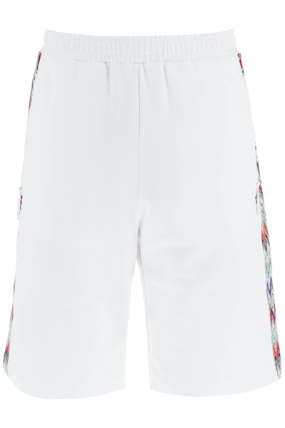 Missoni Side Band Sweatshorts In White