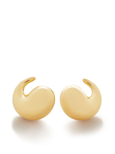 MONICA VINADER NURA GOLD VERMEIL WRAP EARRINGS