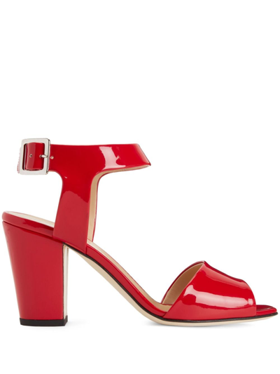 Giuseppe Zanotti Emmanuelle 80mm Sandals In Red