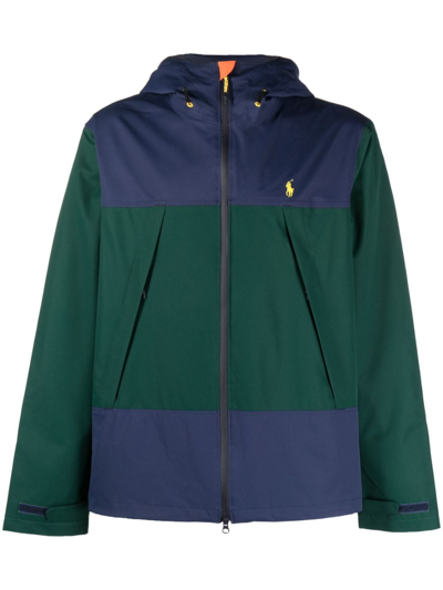 Polo Ralph Lauren Water-resistant Hooded Jacket In Green