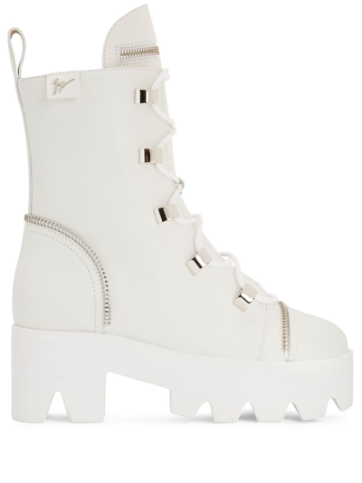 GIUSEPPE ZANOTTI JULIETT LACE-UP BOOTS