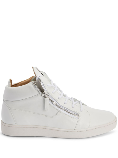 Giuseppe Zanotti Kriss Logo-plaque Sneakers In White