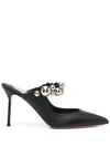 AQUAZZURA BLEMIND 95MM EMBELLISHED PUMPS