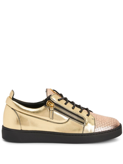 Giuseppe Zanotti Frrankie Low-top Sneakers In Multicolour