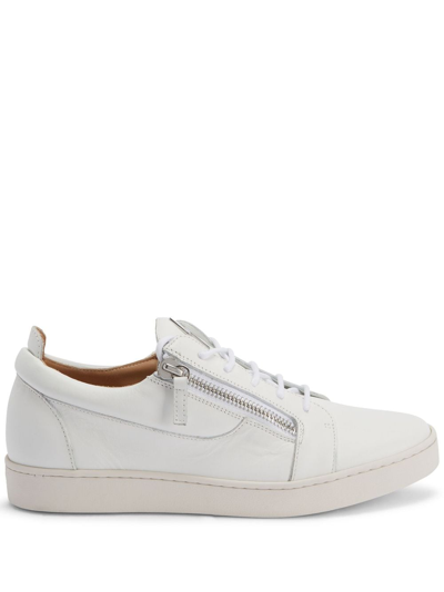 Giuseppe Zanotti Frankie Low-top Sneakers In Weiss