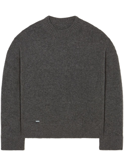 Alanui A Finest Knitted Jumper In Black