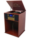 VICTOR AUDIO VICTOR AUDIO VICTOR MAHOGANY BOYLESTON 7-IN-1 TURNTABLE MUSIC CENTER