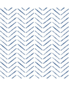 Nuwallpaper Indigo Holden Peel & Stick Wallpaper In Blue