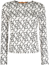 REJINA PYO GRAPHIC-PRINT LONG-SLEEVE TOP