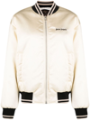 Palm Angels Bomber Jacket In Nude