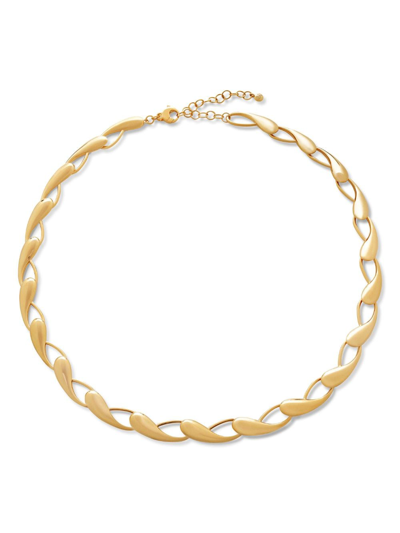 Monica Vinader Nura Choker Necklace In 18ct Gold Vermeil/ Ster Silver