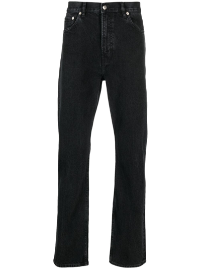 Filippa K Loose Straight Jeans In Black