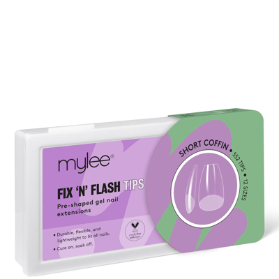 Mylee Fix 'n' Flash Tips - Short Coffin In White