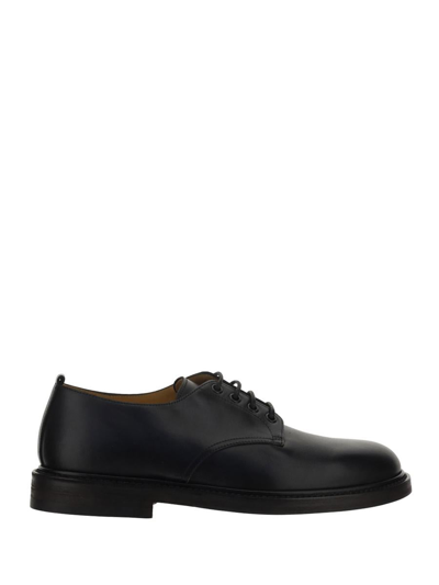 Henderson Baracco Perforated-detail Oxford Shoes In Cuoio Bora Nera