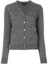 MARC JACOBS BOW EMBROIDERED CARDIGAN,M400681412147786