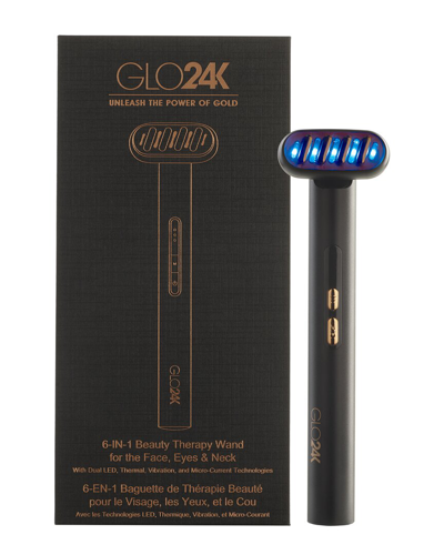 Glo24k Women's 6-in-1 Beauty Therapy Led Wand For Face, Eyes & Neck