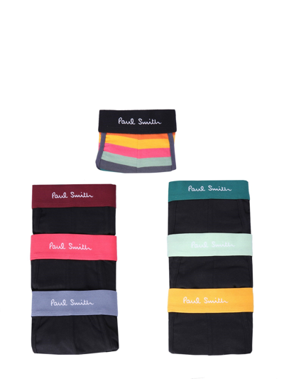 Paul Smith Pack Of Seven Boxers In Multicolour