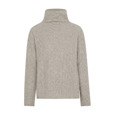 S Max Mara Lappole Turtleneck Sweater In Ecru