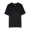 Zadig & Voltaire Ida Short Sleeve Cashmere Sweater In Black