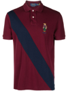 Polo Ralph Lauren Embroidered Polo-bear Polo Shirt In Red