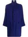 DANIELA GREGIS BELL-SLEEVES WOOL COAT