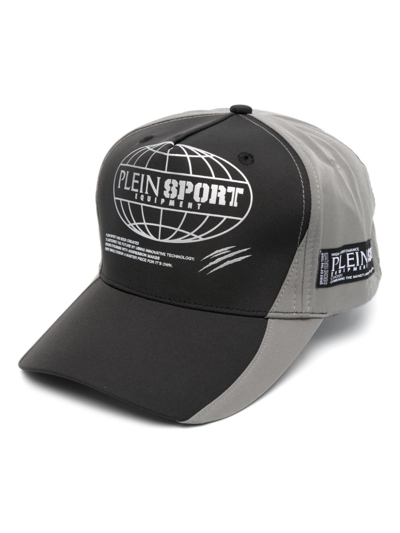 Plein Sport Global Express Edition Baseball Cap In Black