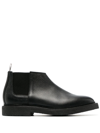 THOM BROWNE MID-TOP CHELSEA ANKLE BOOTS