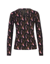 Etro All-over Paisley Patterned V-neck Sweater In Nero