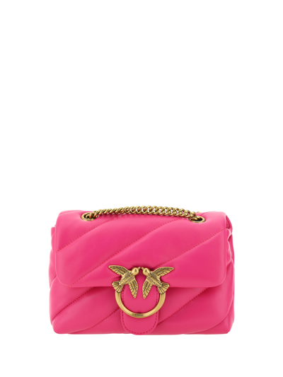 Pinko Love Mini Puff Shoulder Bag In Pink