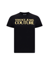 Versace Jeans Couture Logo T-shirt In Black