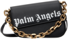 Palm Angels Crash Logo-print Shoulder Bag In Black White