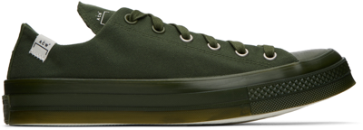 A-cold-wall* Green Converse Edition Chuck 70 Sneakers In Rifle Green/silver B