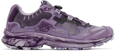 11 By Boris Bidjan Saberi Purple Salomon Edition Bamba 5 Trainers In Murex Purple