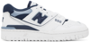 NEW BALANCE WHITE & BLUE 550 SNEAKERS