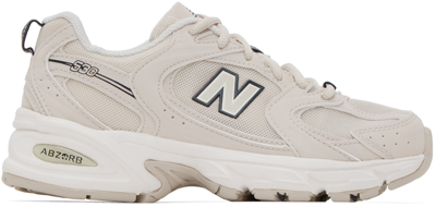 New Balance Beige 530 Sneakers In Mushroom/white