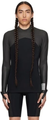 Dion Lee Haydenshapes By  Ssense Exclusive Black & Gray Top In Black
