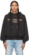 Off-white Off White™ Black Hoodie With Print In Black Multi