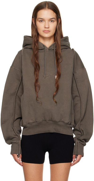 Jacquemus Brown Le Chouchou 'le Sweatshirt Camargue' Hoodie