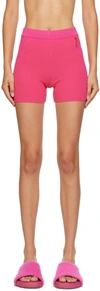 Jacquemus Le Short Pralu Leggings Fuchsia In 430 Pink