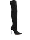 CASADEI BLADE 110MM THIGH-HIGH SUEDE BOOTS