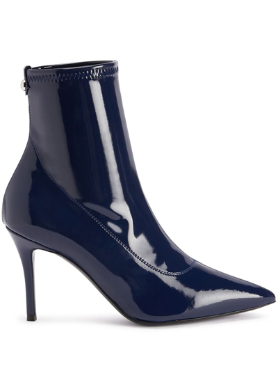 GIUSEPPE ZANOTTI MIREA 90MM LEATHER ANKLE BOOTS