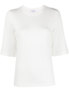 RODEBJER FINE-RIBBED ORGANIC COTTON T-SHIRT