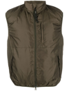 Aspesi Jil Vest With Thermore Padding In Green