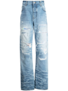 AMIRI DISTRESSED LOSE-FIT JEANS