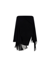 Versace Skirt In Chiffon In Black