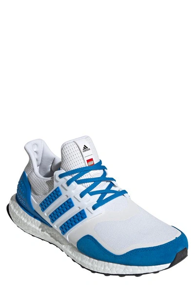 Adidas Originals X Lego® Ultraboost Dna Running Shoe In White/ Shock Blue/ Black