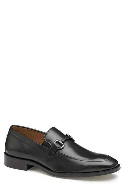 Johnston & Murphy Everett Bit Loafer In Black