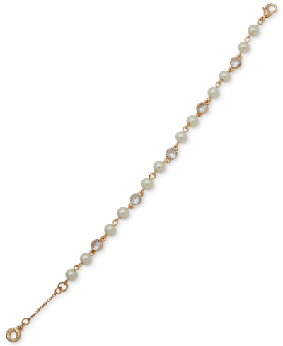 Anne Klein Stone Flex Bracelet In Crystal