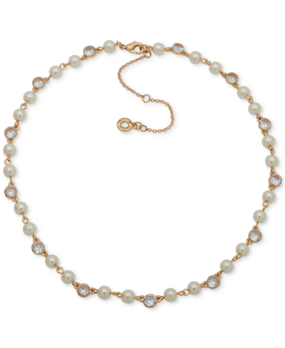 Anne Klein Collar Necklace, 16" + 3" Extender In Crystal